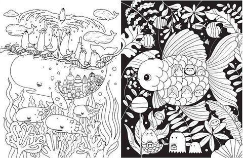Coloring Book - A Million Sea Creatures