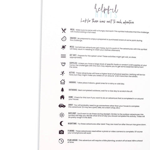 Book (Hardcover) - The Adventure Challenge Scratch-off Family Edition