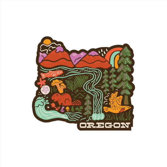 Sticker - Oregon Adventures