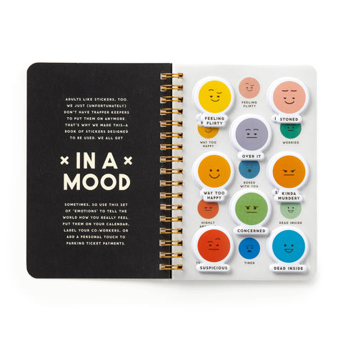 Sticker Book - Brass Monkey In A Mood