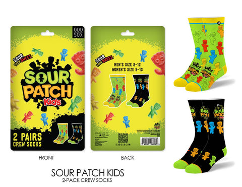 Socks - Sour Patch Kids 2 Pack Crew