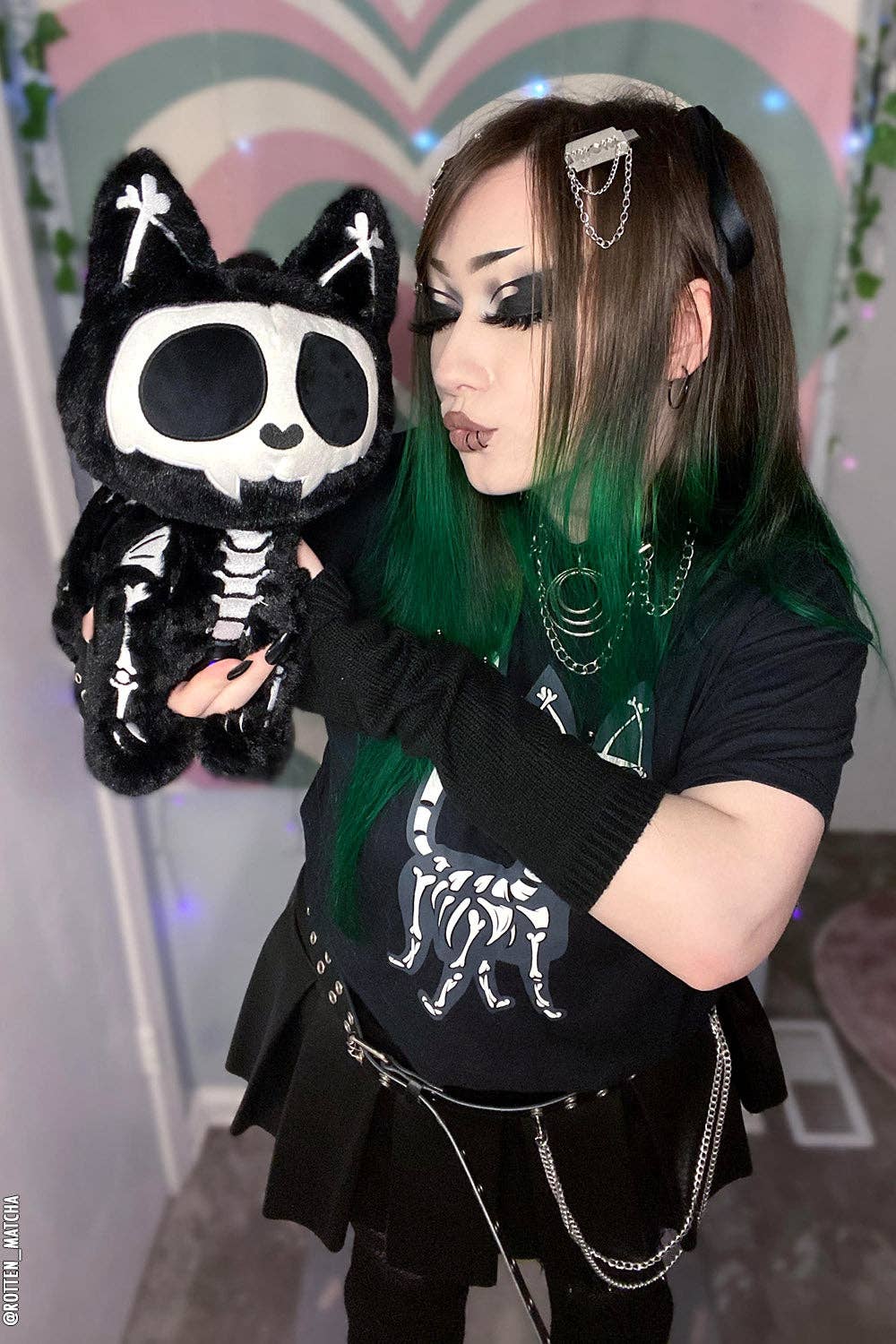 Stuffed Animal - Skelekitty Deluxe