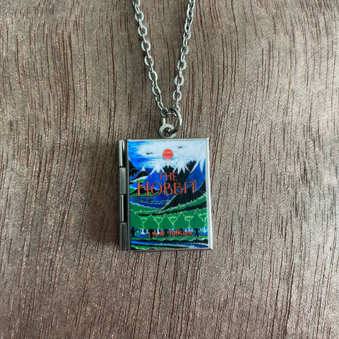 Necklace - Book Locket The Hobbit: Stainless Steel