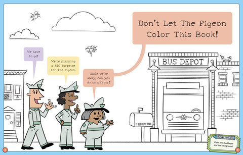 Coloring Book - Don't Let the Pigeon Color This Book! by Mo Willems
