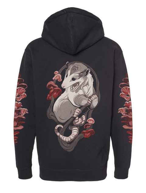 Hoodie (Full Zip) - Awesome Opossum