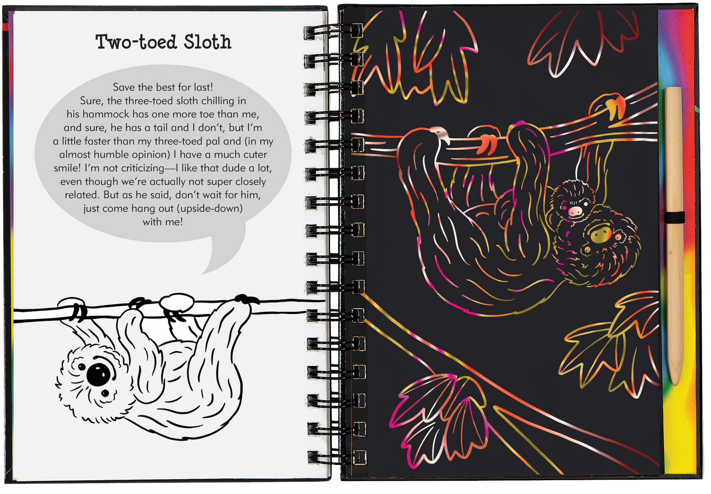 Scratch & Sketch™ Sloths & Friends