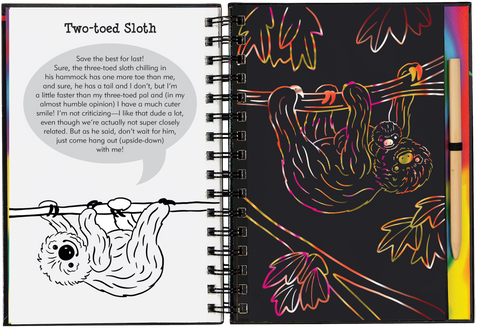 Scratch & Sketch - Sloths & Friends