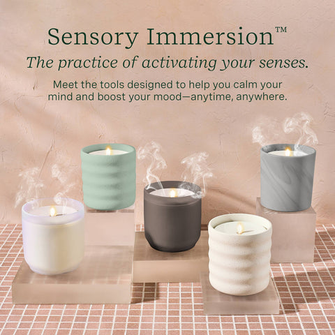 Flameless Candle Diffuser -  Marble