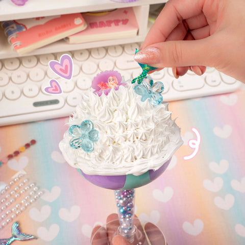 Clay Kit - Play & Display Mermaid Parfait Cafe