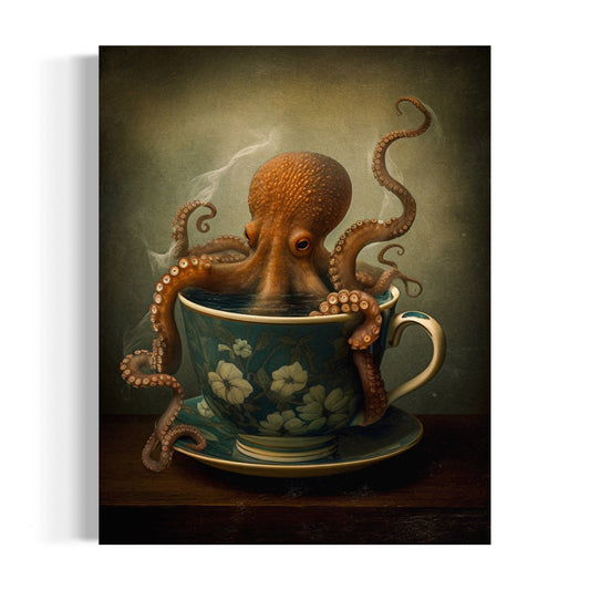 Art Print - Octopus in a Teacup