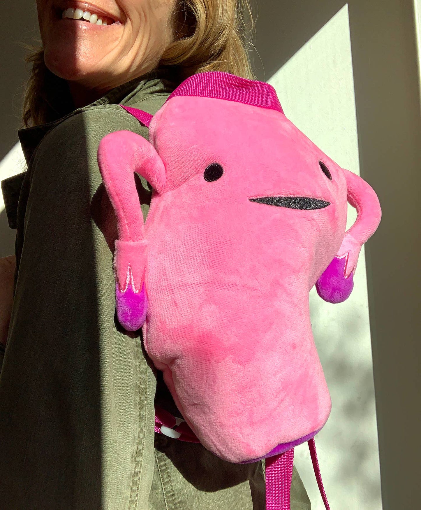 Plush Backpack - Uterus