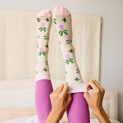 Socks that Support Mental Health - Houseplants