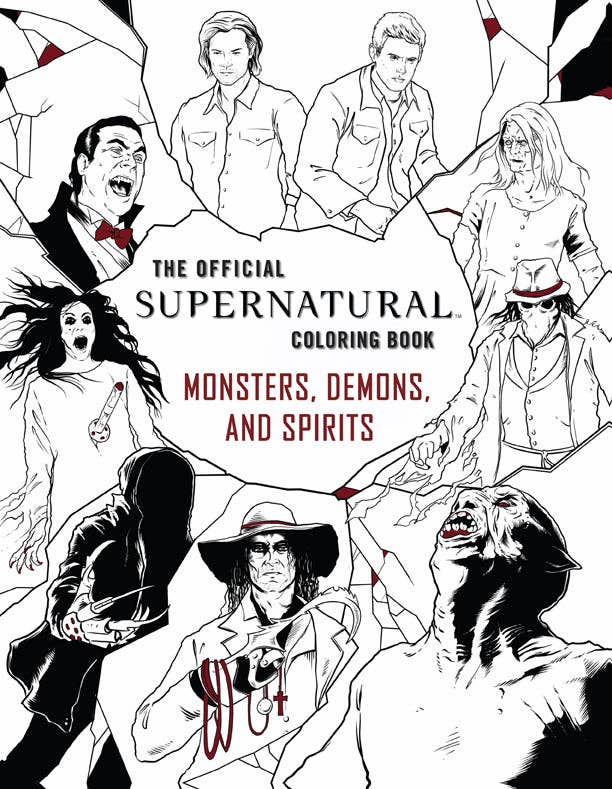 Coloring Book - The Official Supernatural Coloring Book: Monsters, Demons