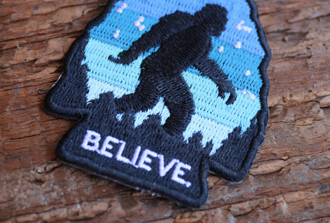 Patch - Bigfoot Believe Embroidered