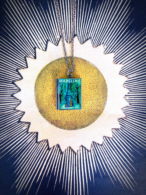 Necklace - Book Locket Madeline: Stainless Steel