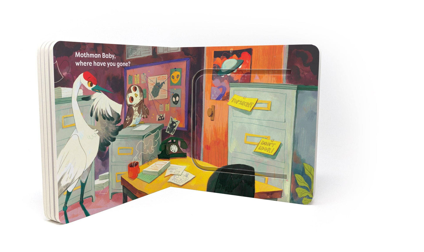 Board Book - Mothman Baby!: A Hazy Dell Flap Book