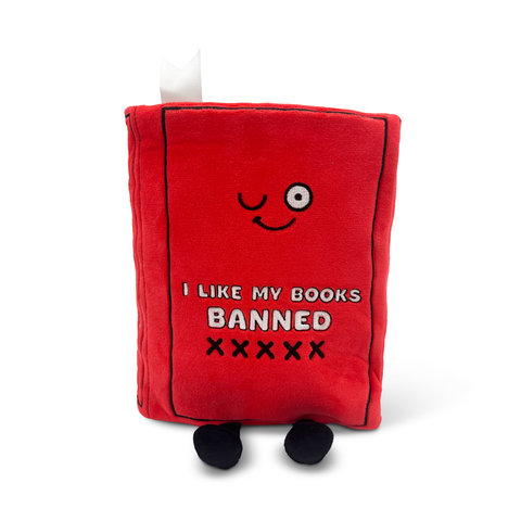 Plush - "I Like My Books Banned" Book