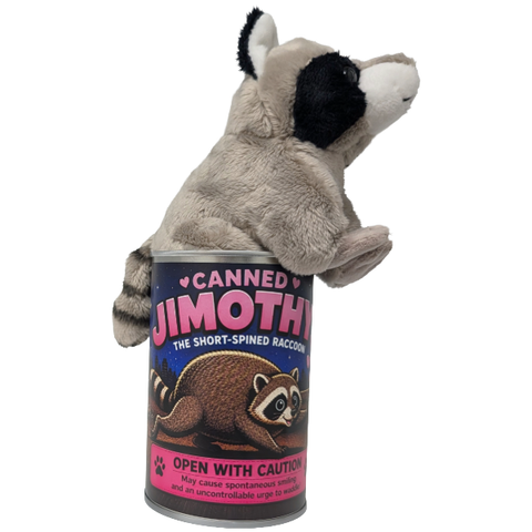 Canned Jimothy the Short Spined Raccoon Seattle Viral Hit: Regular Lid