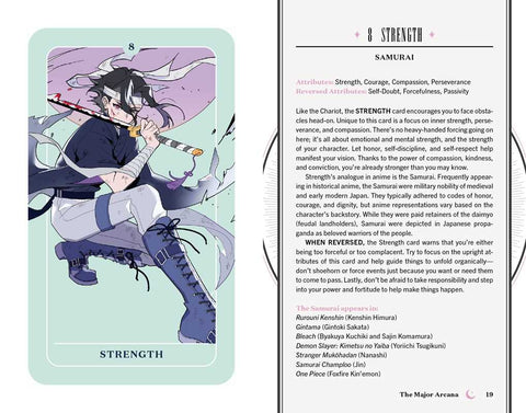 Anime Tarot Deck and Guidebook by Natasha Yglesias: Flashcards; 78 pages / English