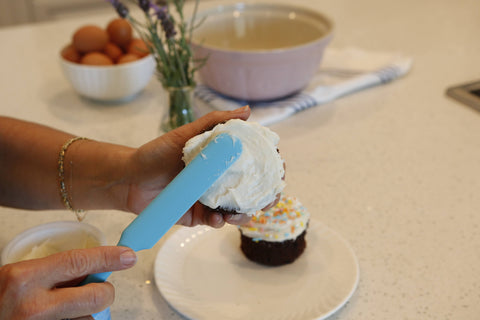 Silicone Scraper Spatula - Aqua