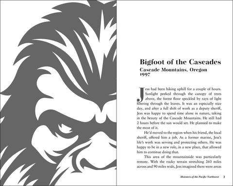 Book (Paperback) - Monsters of the Pacific Northwest