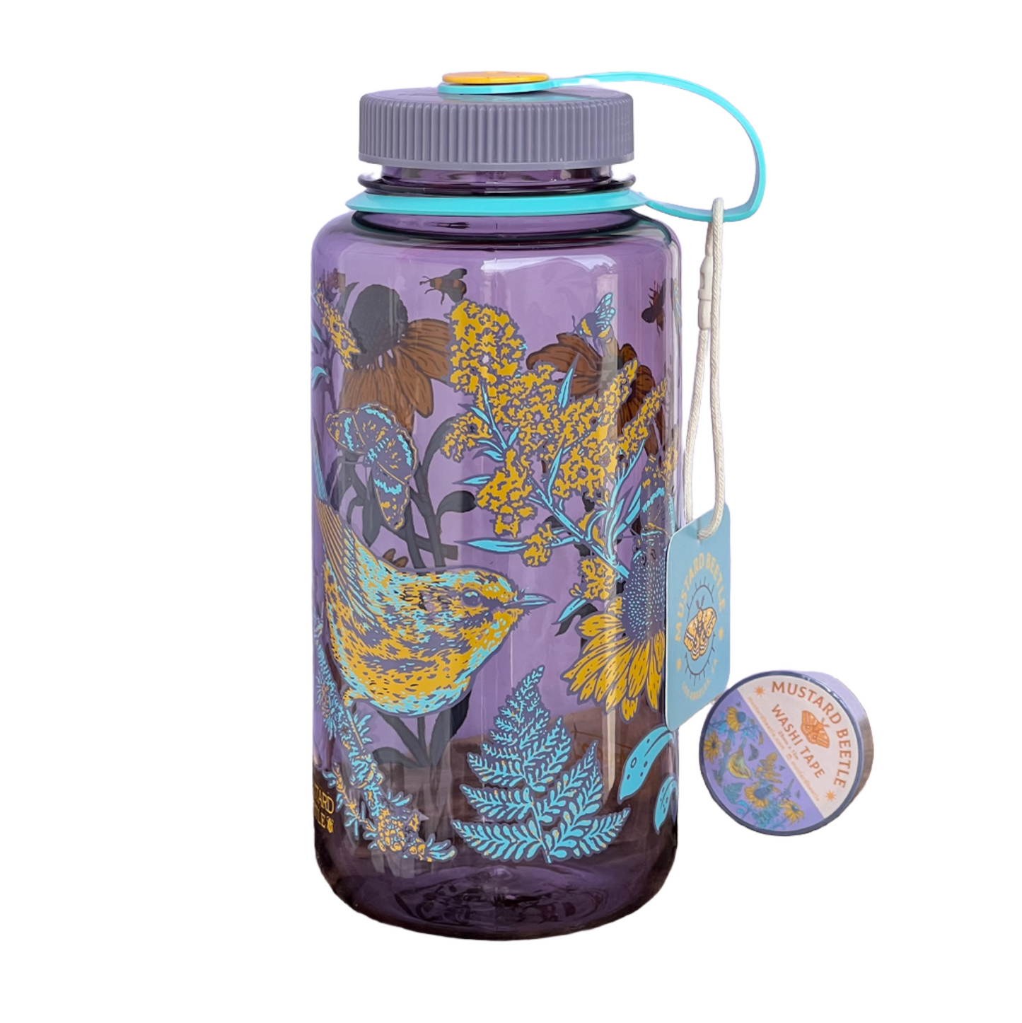 Water Bottle (32oz) - Prairie Warbler