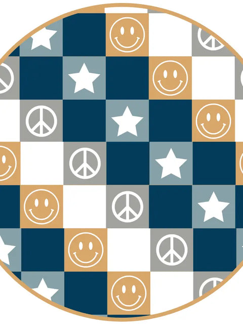 Quilt (Twin) - Happy Daze Blue