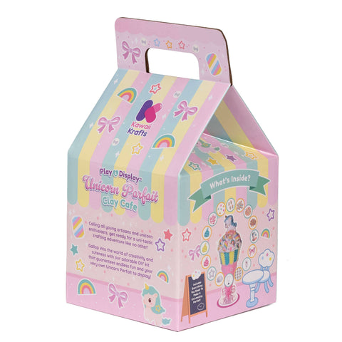 Clay Kit - Play & Display Unicorn Parfait Cafe