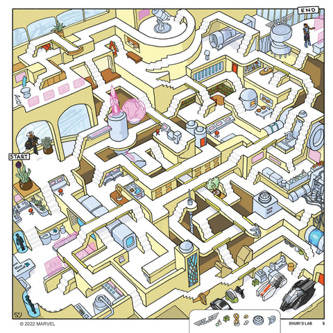 Book (Paperback) - Marvel Mazes