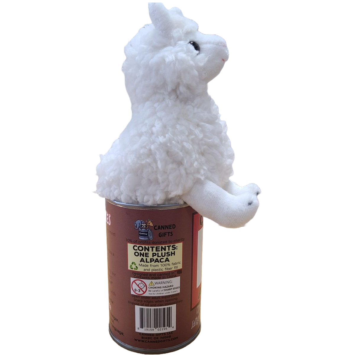 Stuffed Animal - Spitfire the Canned Alpaca