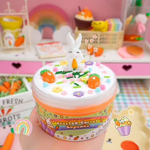 Slime - Frosted Carrot Cupcake Cloud Creme