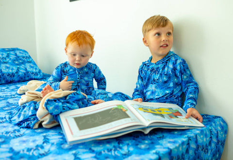 Convertible Footie (Zipper) - Mushroom Forest