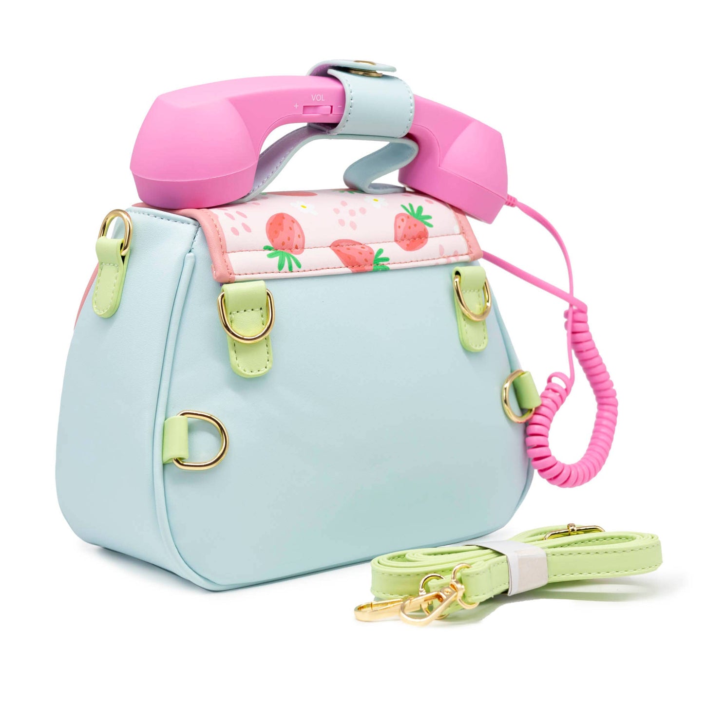 Handbag - Ring Ring Phone (Strawberry Fields)