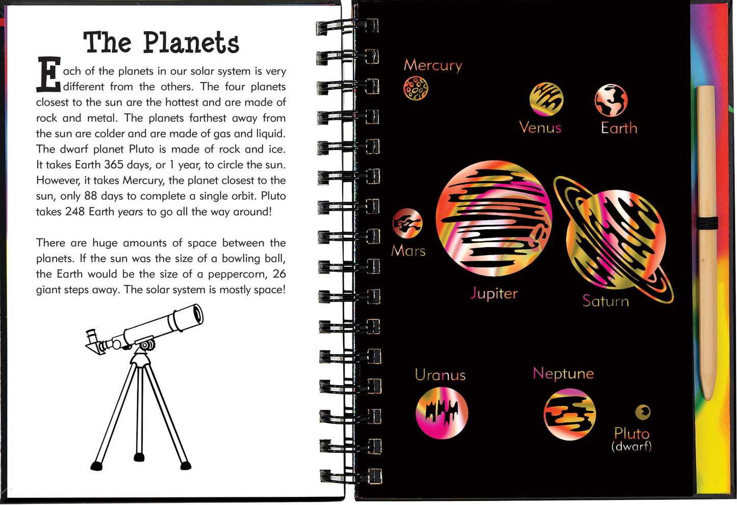 Scratch & Sketch - Solar System