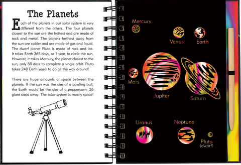 Scratch & Sketch - Solar System