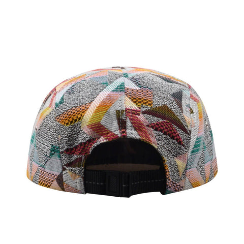 Hat (5 Panel) - Patchwork Jacquard