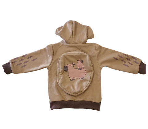 Backpack Hoodie - Capybara