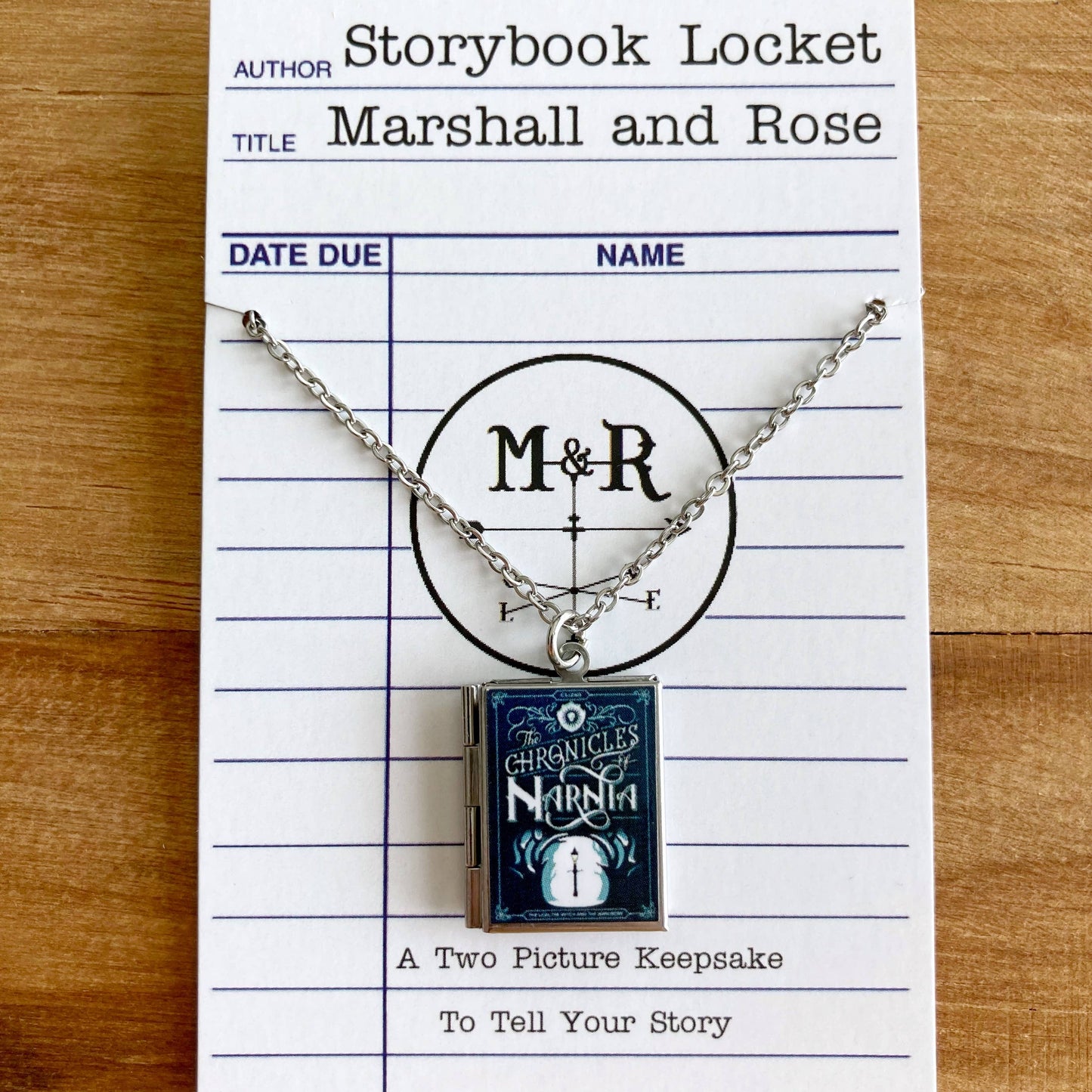 Book Locket - Chronicles of Narnia: Lamp Post (Stainless Steel)