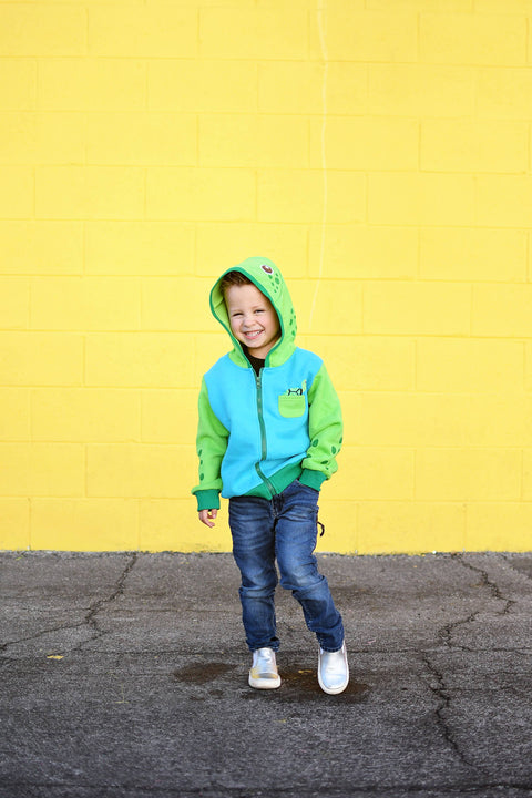 Backpack Hoodie - Sea Turtle