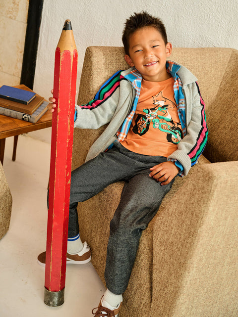 Tee (Long Sleeve) - Motor Bike Fox