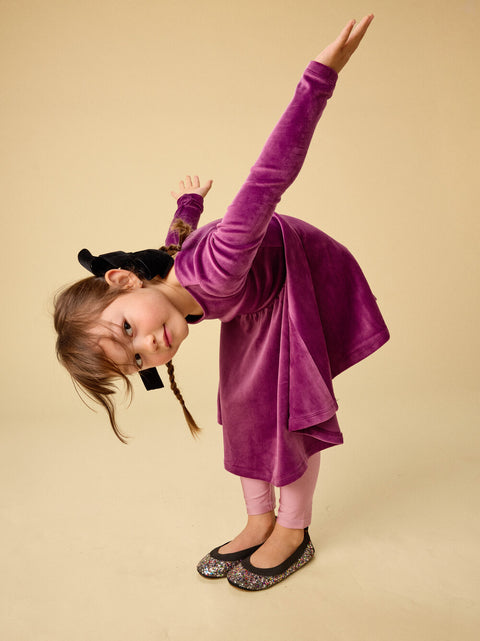 Velour Ballet Dress - Cosmic Berry