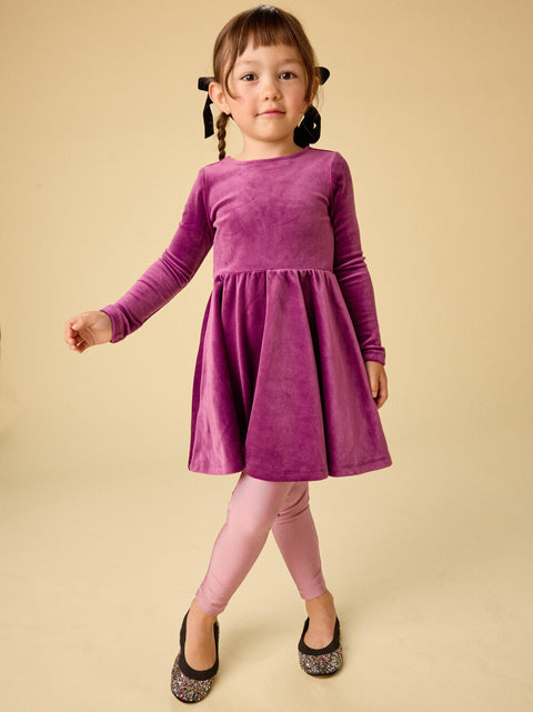 Velour Ballet Dress - Cosmic Berry