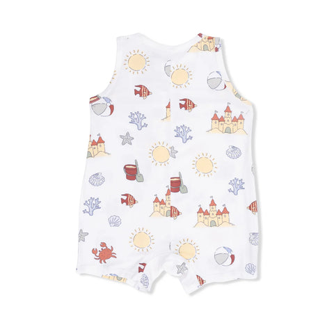 Romper Shortie - Sunny Sandcastles