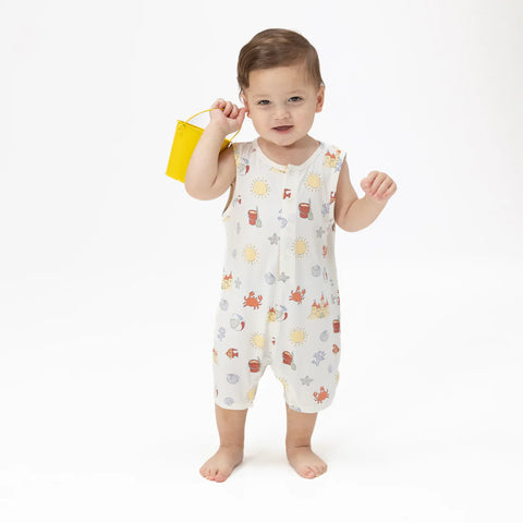 Romper Shortie - Sunny Sandcastles