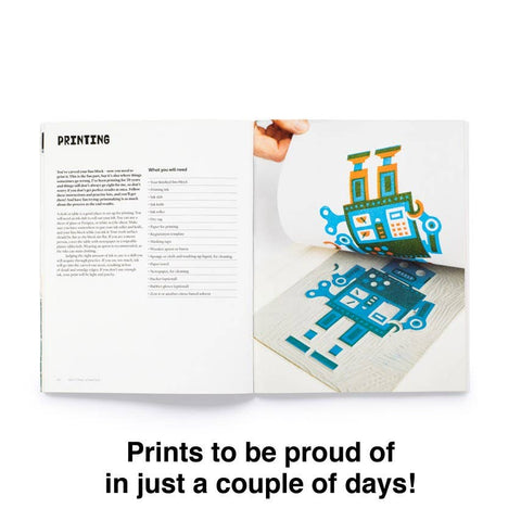 Book (Paperback) - Linocut: Learn in a Weekend