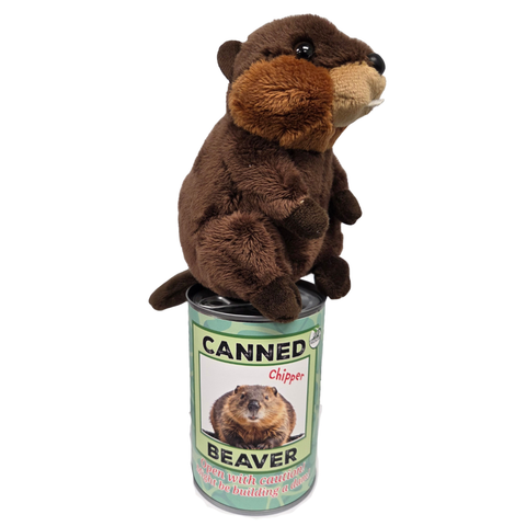 Stuffed Animal - Chipper the Canned Beaver