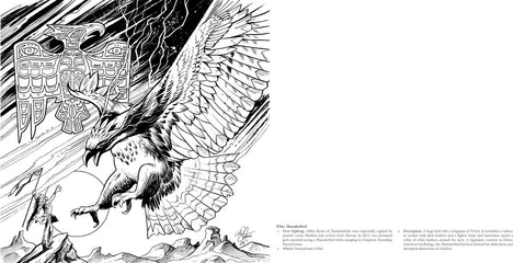 Cryptid Creatures Coloring Book by: Paperback; 64 pages / English
