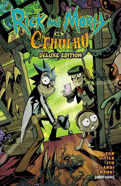 Book (Hardcover) - Rick and Morty vs. Cthulhu Deluxe Edition by Jim Zub