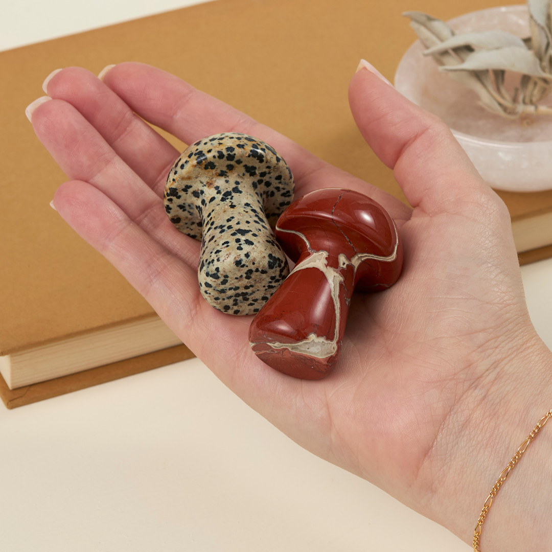 Rocks - Large Carved Crystal Mushroom Assortment 🍄