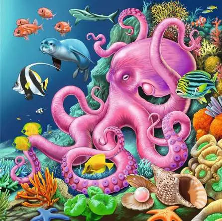 Puzzle Set - Underwater Splendor (3 x 49pc)